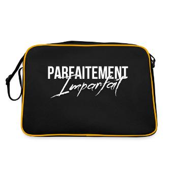 Parfaitement imparfait Idée cadeau original - Sac Retro - noir/or - Dos