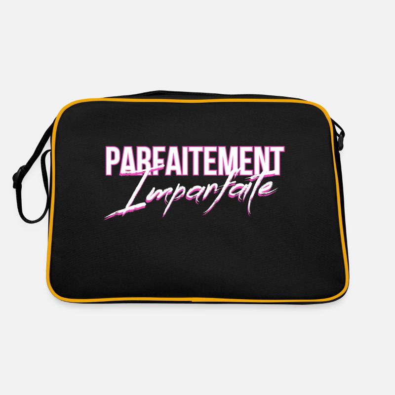 Perfekt unvollkommene Frau Original Geschenkidee Retro Tasche