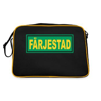 Färjestad - - Retro Bag - black/gold - Back
