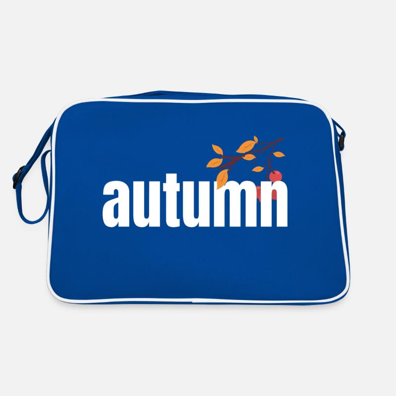 Blatt Herbst Baum Orange Herbstblätter Saison Retro Tasche