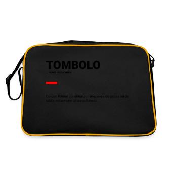 Tombolo - Sac Retro - noir/or - Dos