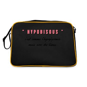 Hypobisous C’est comme l’hypoglycémie - Sac Retro - noir/or - Dos