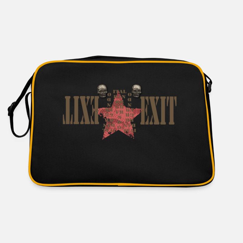 Exit Print Retro Tasche