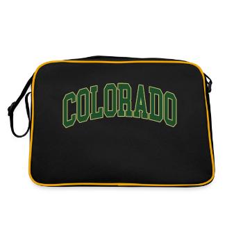 Colorado - Retro Bag - black/gold - Back