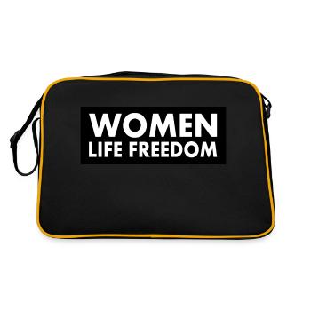 Women life freedom - Sac Retro - noir/or - Dos