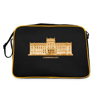 Château de Ludwigslust Mecklembourg-Poméranie-Occidentale - Sac Retro - noir/or - Dos