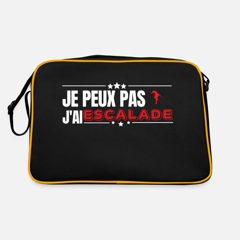 Je peux pas j'ai escalade Sac Retro