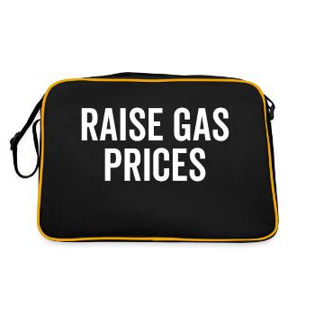 Augmenter les prix de l’essence - Sac Retro - noir/or - Dos