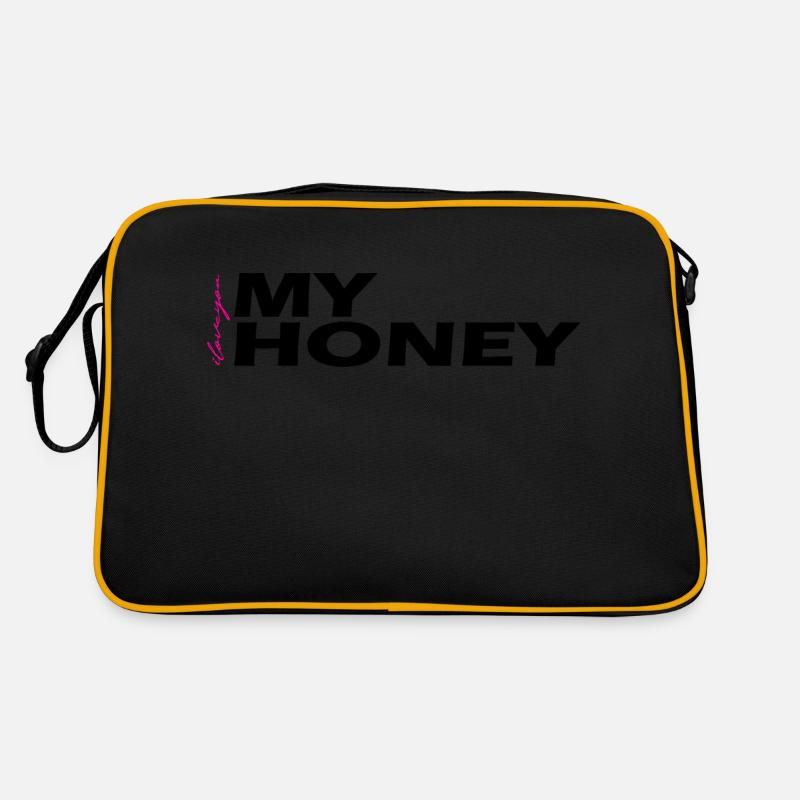 My Honey Gift black - Retro Bag - black/gold