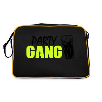 Party Gang - Retro Bag - black/gold - Back