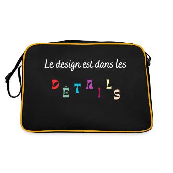 Le design est dans les détails - Sac Retro - noir/or - Dos