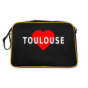 Toulouse Heart - Retro Bag - black/gold - Back