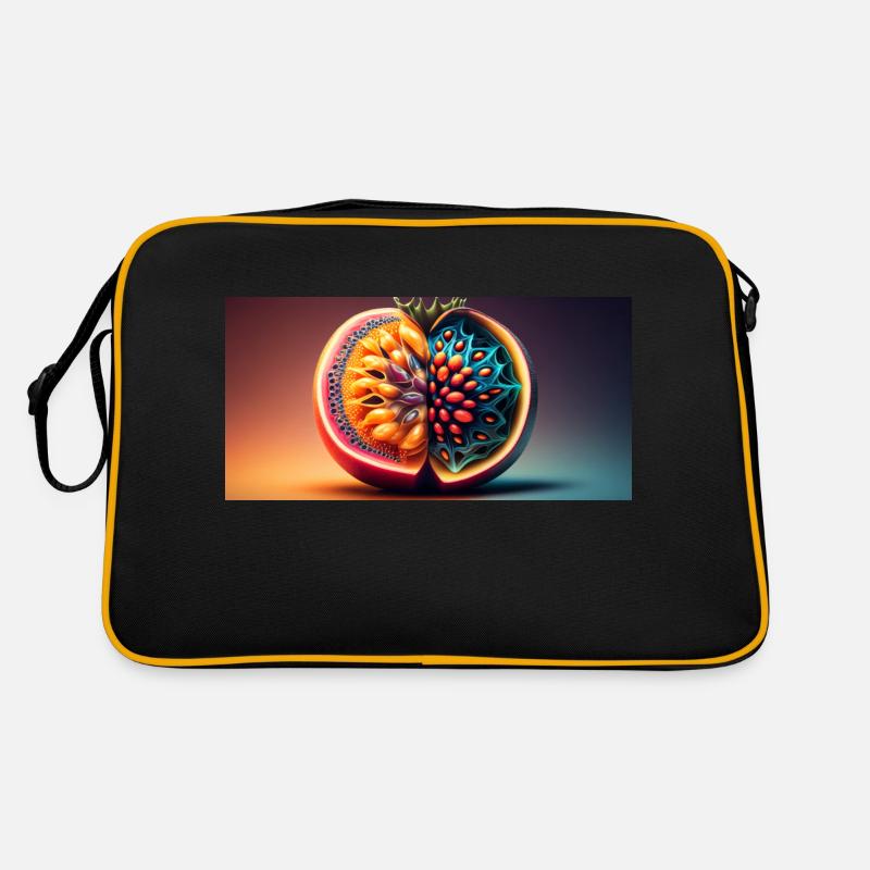 futuristic fruit Retro Bag