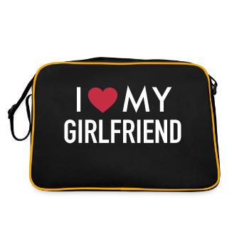 J’aime ma petite amie - Sac Retro - noir/or - Dos