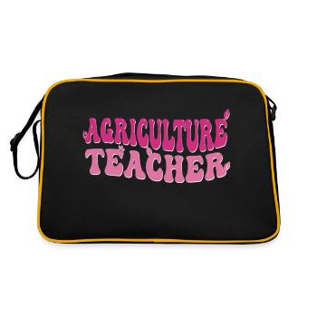 Agricultural teacher training of the future - Retro Bag - black/gold - Back