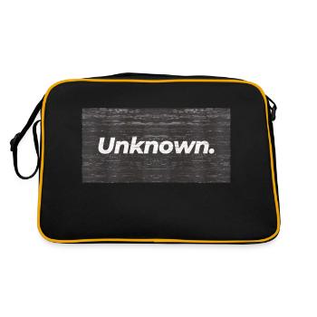 Typographie inconnue - Sac Retro - noir/or - Dos