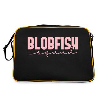 blobfish squad Design for a blobfish fan - Retro Bag - black/gold - Back