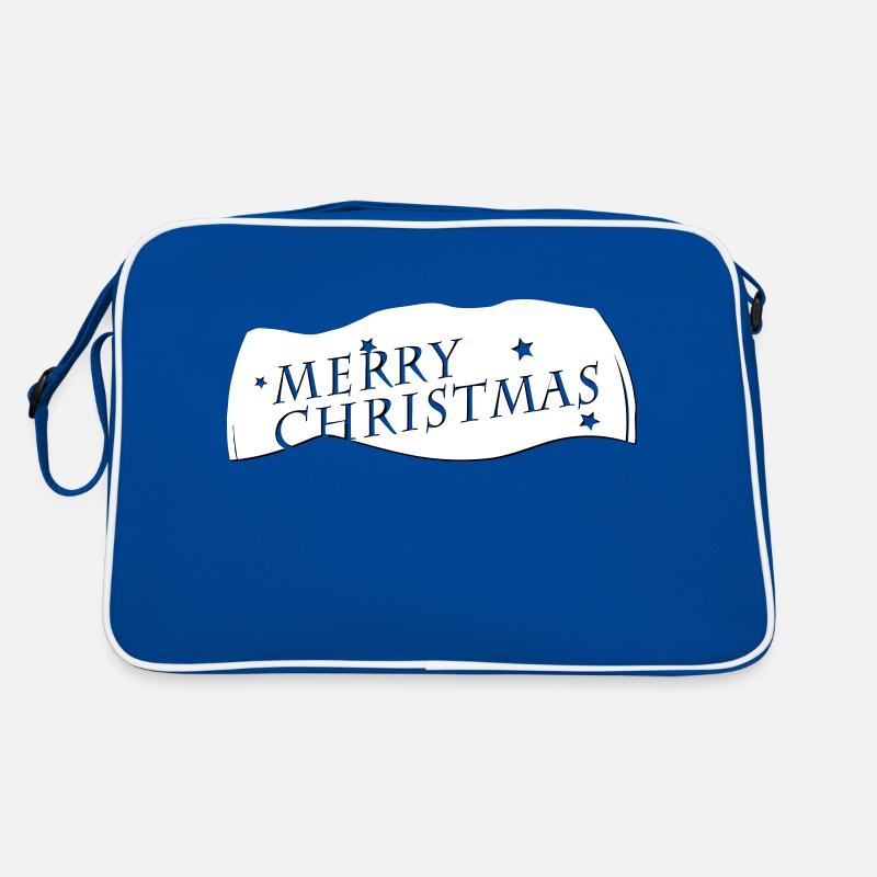 Merry Christmas Die Cut VECTORGRAPHIC Retro Bag
