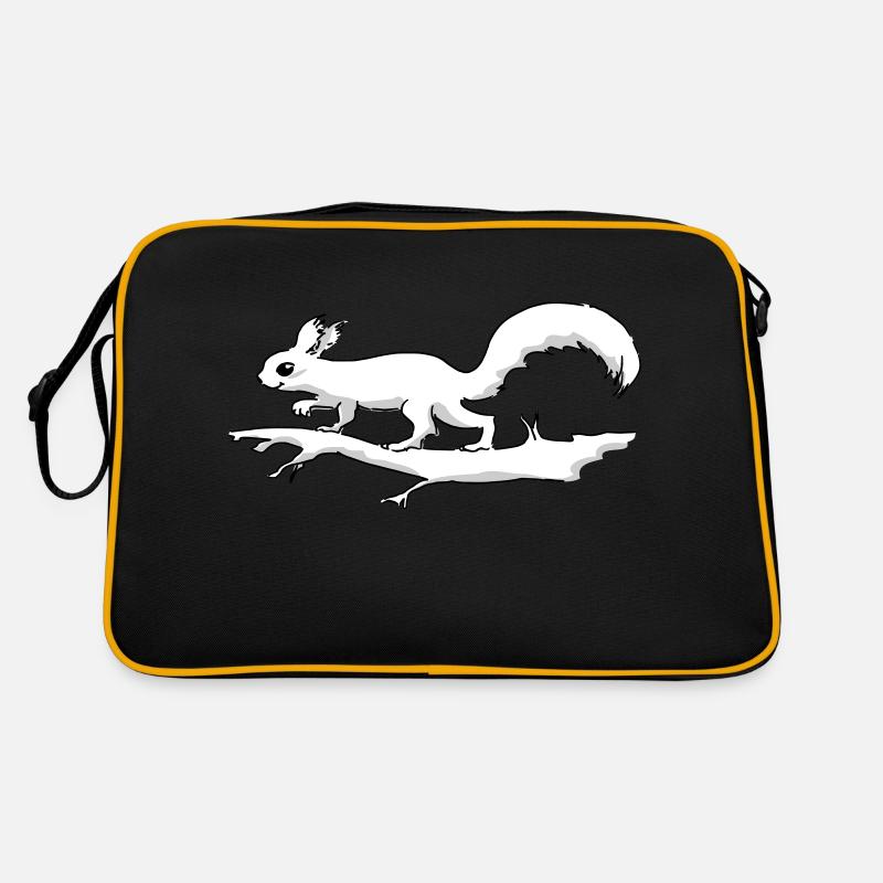 Eichhörnchen Tricolor Retro Tasche