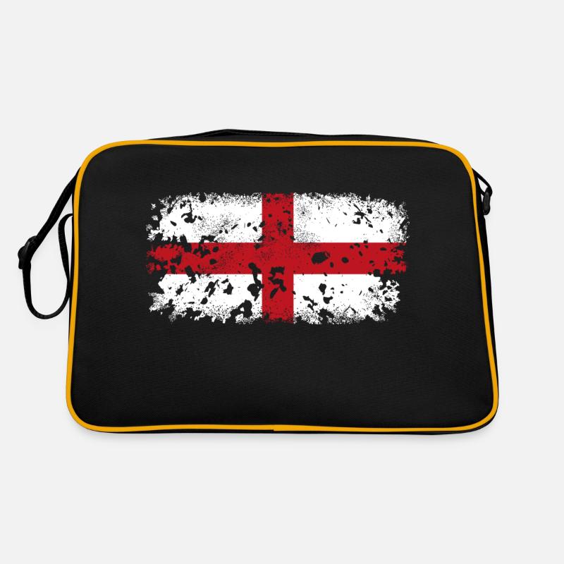 Genoa St. George's Cross - Retro Bag - black/gold