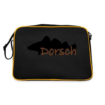 Cod black - Retro Bag - black/gold - Back