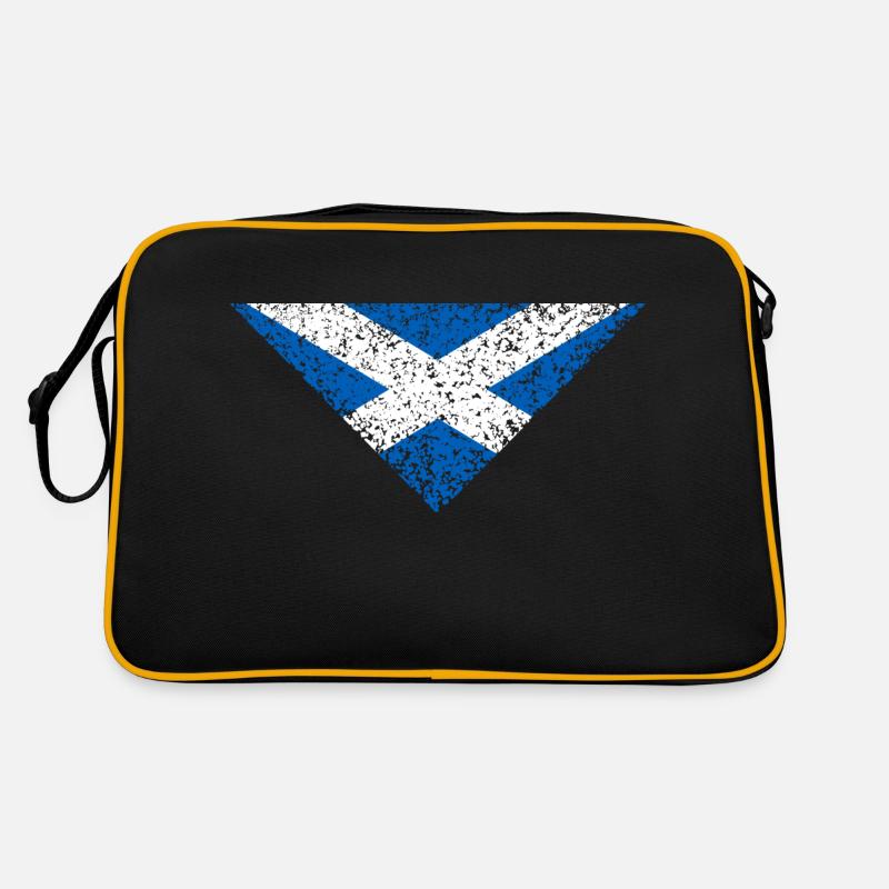 Triangle du drapeau de l’Écosse Sac Retro
