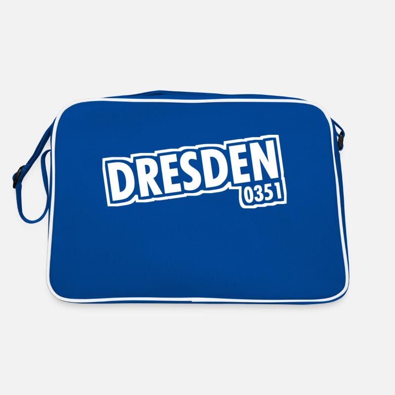 Dresden - 0351 - Area Code - Saxony Retro Bag