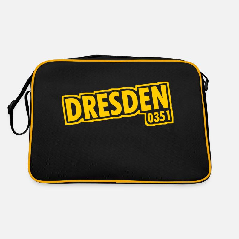 Dresden - 0351 - Area Code - Saxony Retro Bag