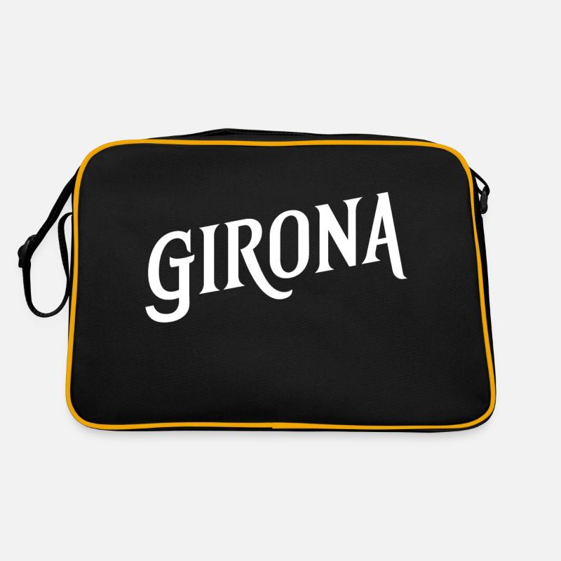 Girona - Retro Bag - black/gold