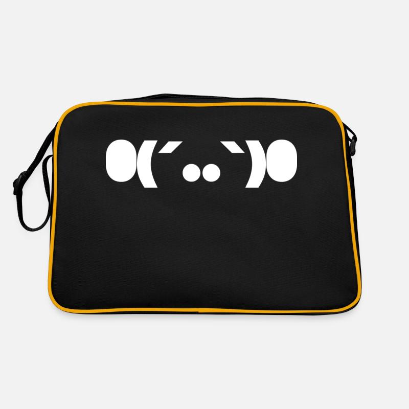 O(´..`)O shy ape weiss Affe Retro Tasche