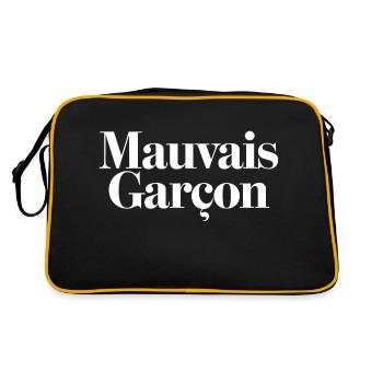 Mauvais garçon - Sac Retro - noir/or - Dos
