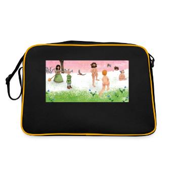 La fille du petit voleur - Sac Retro - noir/or - Dos