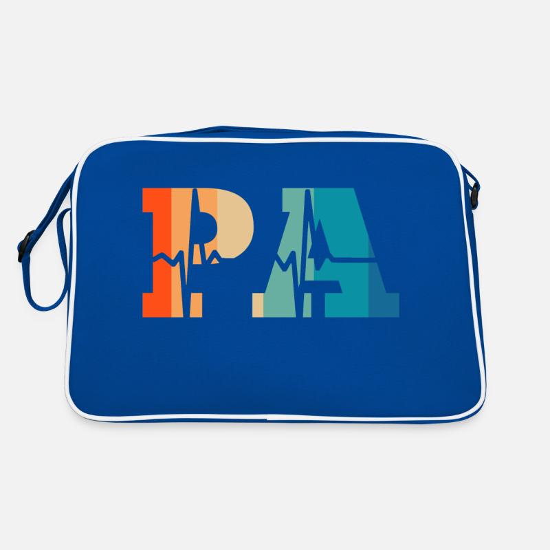 Herzschlag Retro Arzthelferin Retro Tasche