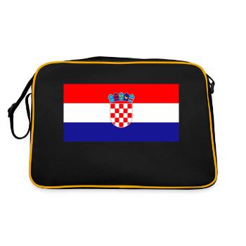 Croatie (Hrvatska) - Sac Retro - noir/or - Dos