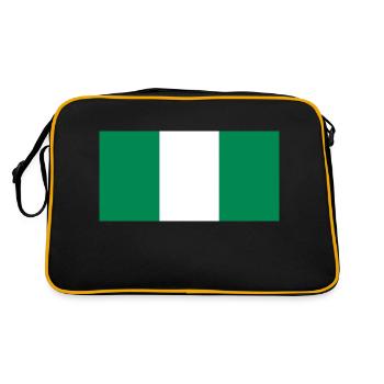 Nigéria - Sac Retro - noir/or - Dos