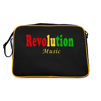 Musique de Revolution - Sac Retro - noir/or - Dos