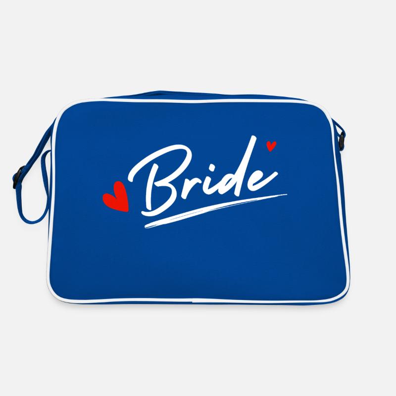 Bride Hearts - Bride Gift Retro Bag