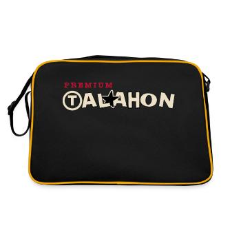 Premium Talahon - Retro Tasche - Schwarz/Gold - Hinten