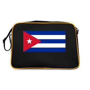 Cuba Drapeau - Sac Retro - noir/or - Dos