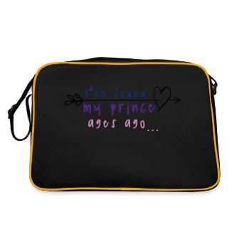 HT Royal Wedding Prince - Retro Bag - black/gold - Back