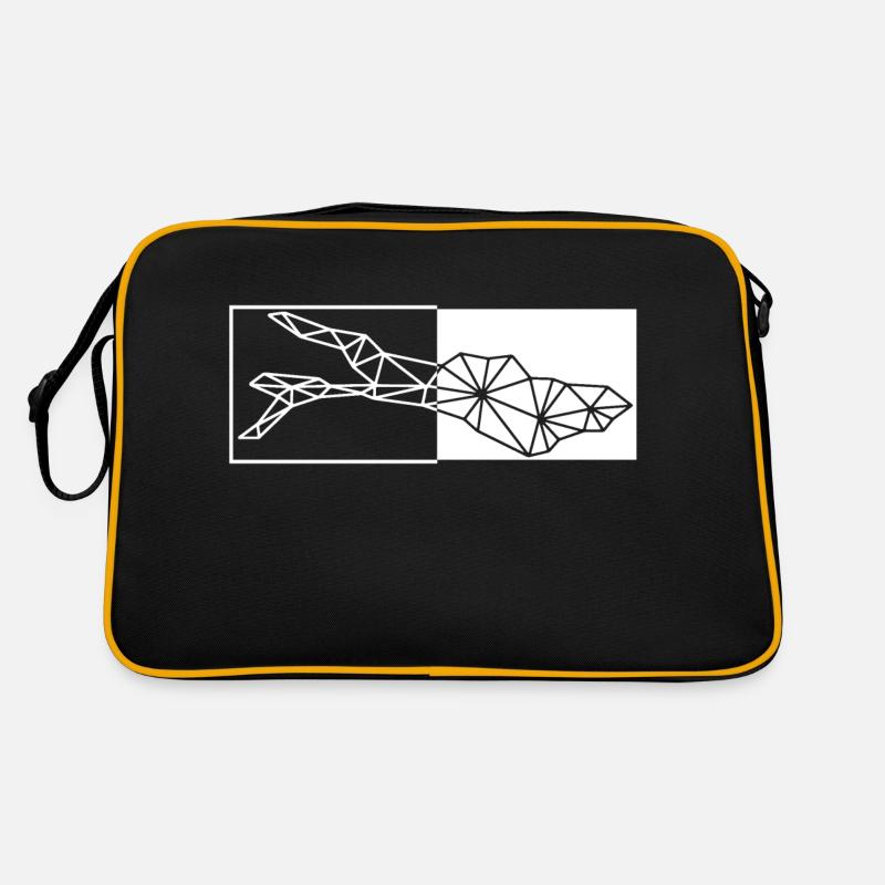 Bodensee | Polygon | Weiss Retro Tasche