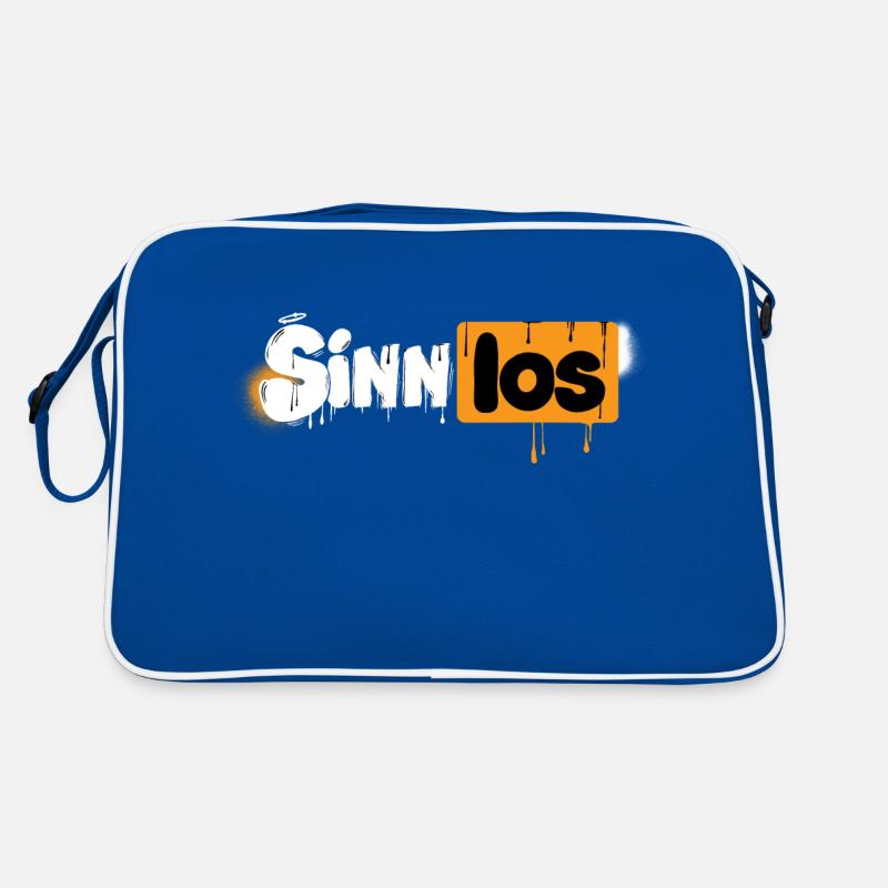 Sinnlos Statement Lettering Retro Tasche