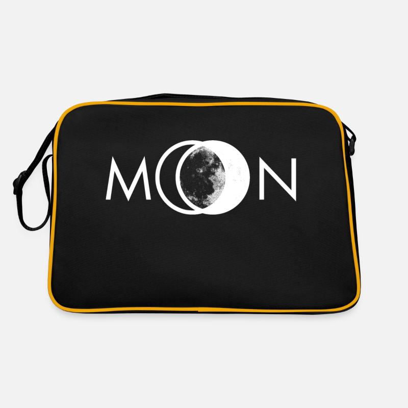 Moon - Retro Tasche - Schwarz/Gold