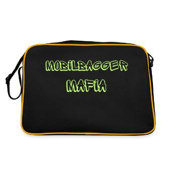 Pelle mobile Mafia Original - Sac Retro - noir/or - Dos