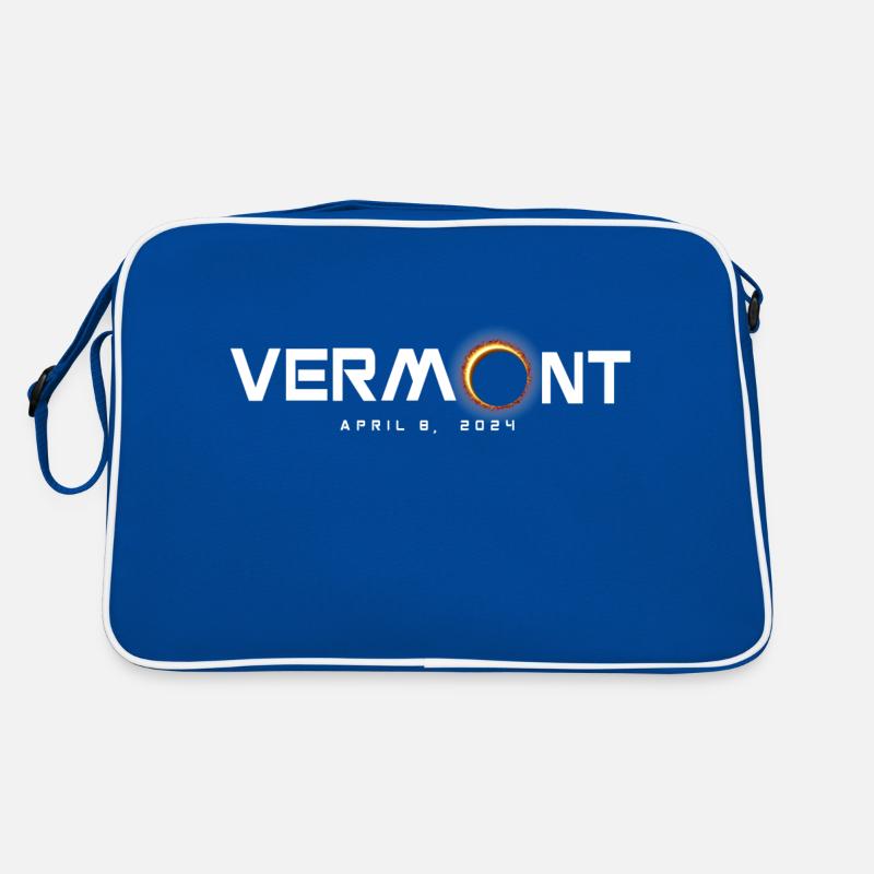 Vermont 2024 Eclipse Souvenir 8 avril Sac Retro