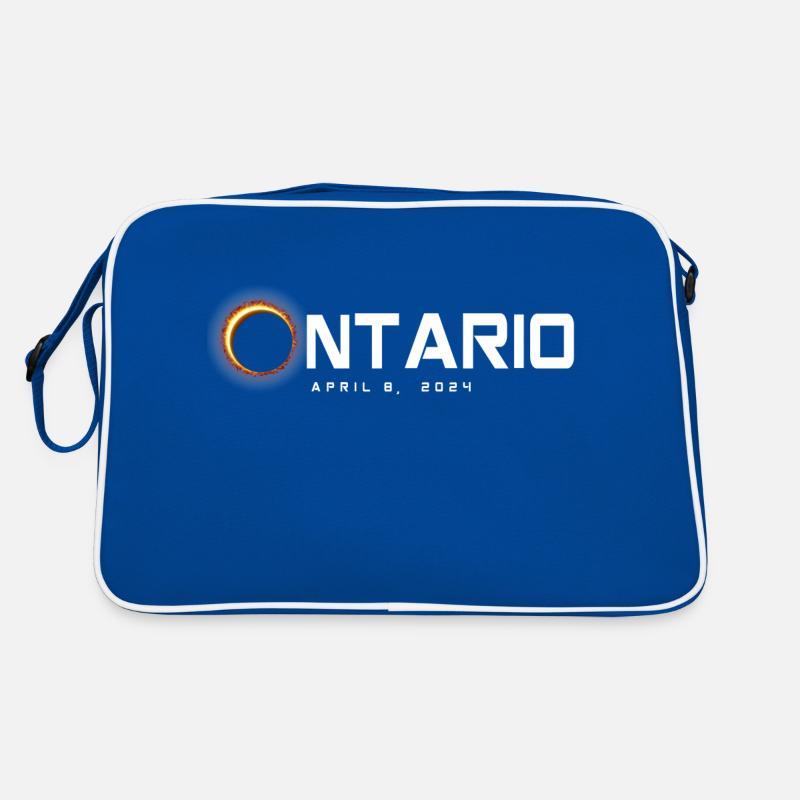 Ontario Canada 2024 Eclipse Souvenir April 8 Retro Bag