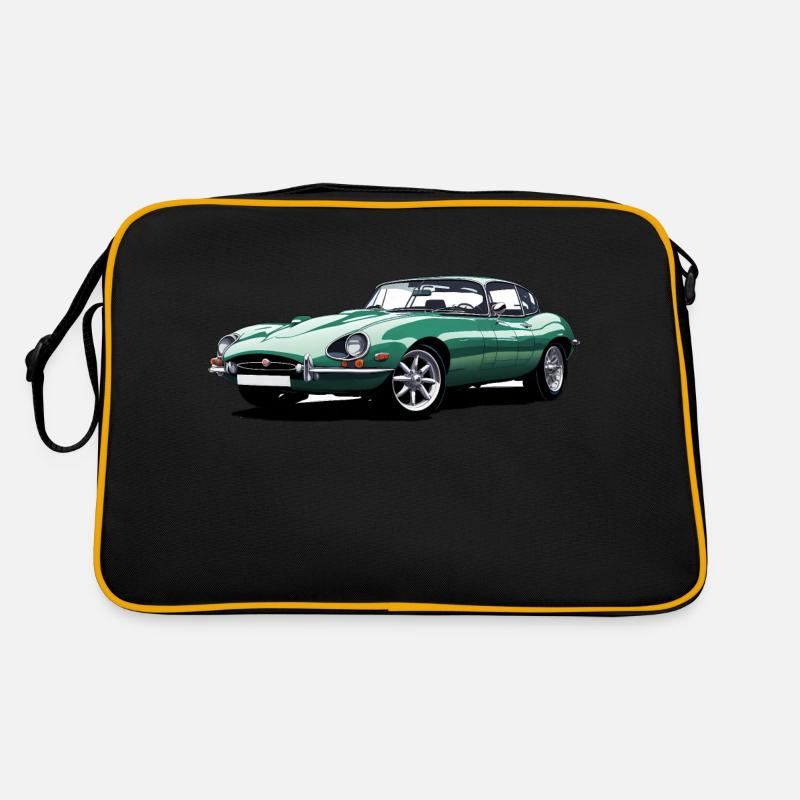 E type jag sketch Retro Bag