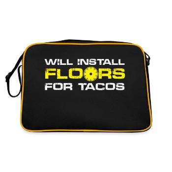 Will install floor for Tacos - Retro Bag - black/gold - Back