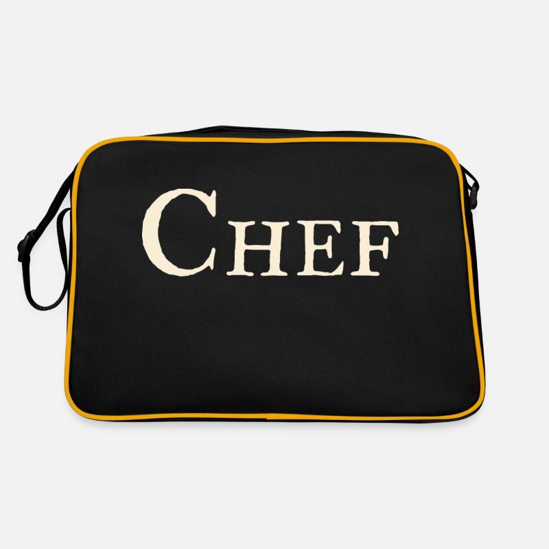 Chef - Retro Tasche - Schwarz/Gold