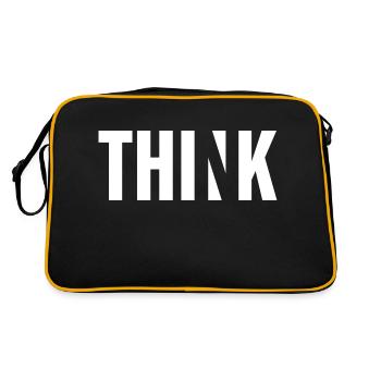 Think - Retro Bag - black/gold - Back